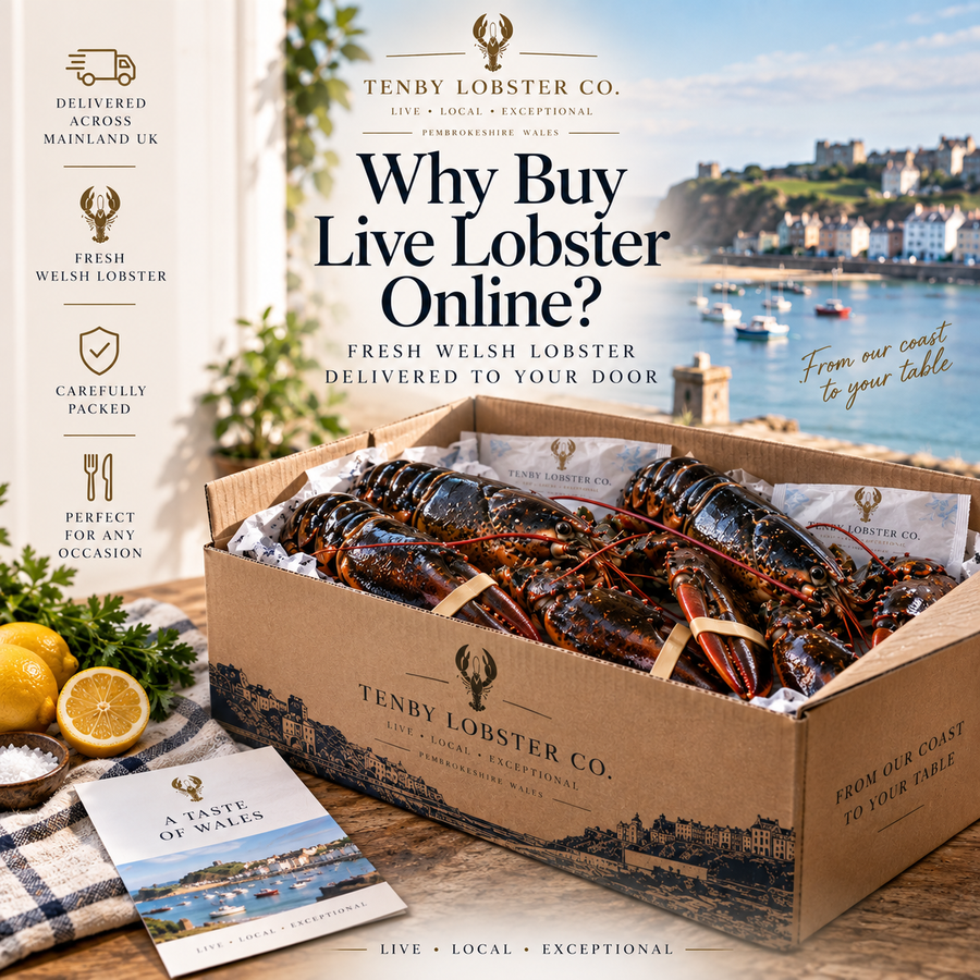 Why Buy Live Lobster Online? Fresh Welsh Lobster Delivered to Your Door